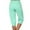 Green, variant on JLFKNG Pants For Women Solid Color Loose Fit Patchwork Mid Waist Mid Calf Length Casual Jogger Pants Leisure Womens Clothes