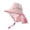 Pink, variant on lnmuld Kids UPF 50 Sun Hat Wide Brim Neck Cover Breathable Summer Outdoor Play Beach Hat for Boys Girls Size:One Size