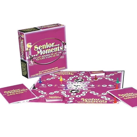 - Senior Moments Board Game, Contains hundreds of zany lists to test your memory but first you have to find your lost keys By TDC Games