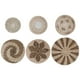 thumbnail image 1 of Cesta decorativa de pared de estilo nórdico, plana y creativa, ideal como regalo de inauguración de casa o para una casa de campo. Set de seis piezas, 1 of 9