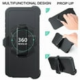 thumbnail image 2 of KLYNE- For Motorola Moto G Stylus 5G 2021 Case Belt Clip Holster Phone Cover Black, 2 of 6