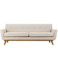 thumbnail image 4 of Modern Contemporary Urban Design Living Room Lounge Club Lobby Sofa, Fabric, Beige, 4 of 4