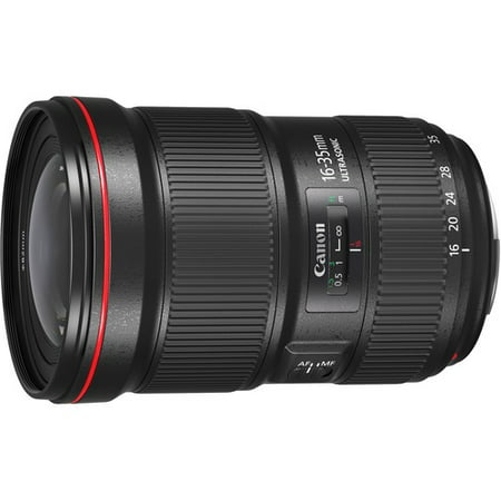 Canon - 16 mm to 35 mm - f/2.8 - Ultra Wide Angle Zoom Lens for Canon EF - Designed for Camera - 81.3 mm Attachment - 0.22x Magnification - 2.2x Optical Zoom - 5