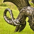thumbnail image 3 of Zaer Large Metal Dragon Statue, "Angry Ira",, 3 of 7