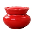 thumbnail image 2 of Frascos de de cerámica, de almacenamiento de embalaje con tapa para maquillaje, cosméticos, especias, alimentos, aperitivos, té rojo Colco Frasco sellado de cerámica, 2 of 8