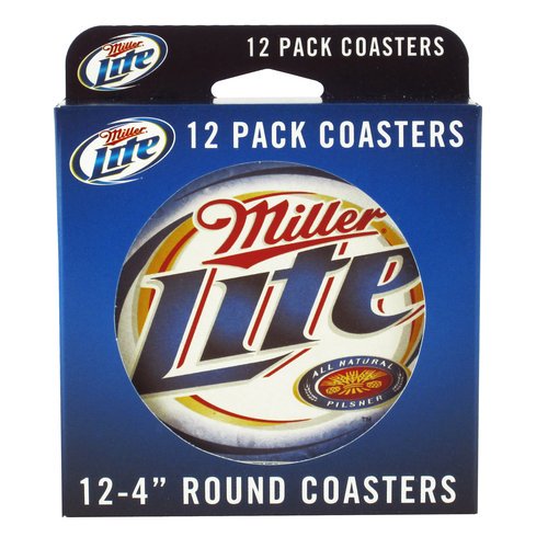 Miller Lite Miller Light Coasters (12pk)