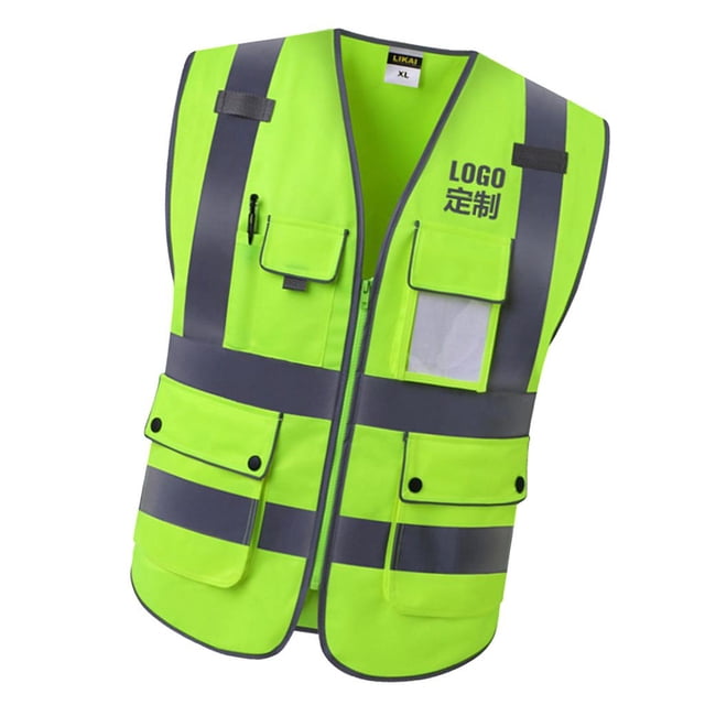 Chaleco Reflectante de Seguridad Sunnimix Fluorescente XL Verde