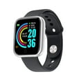thumbnail image 1 of Y68 Pulsera inteligente con pantalla táctil en color HD de 1,3 pulgadas Podómetro/frecuencia cardíaca/presión arterial/notificaciones, 1 of 8