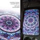 thumbnail image 3 of RV Funda para reposabrazos de consola central de vehículo, cojín universal para reposabrazos de consola central de confort para coche, funda para reposabrazos de coche de diseño elegante, Lotus, 3 of 5