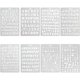 thumbnail image 1 of Plantillas flexibles de letras y números del alfabeto, plantillas multifuncionales de aplicación amplia para pintar y hacer manualidades, material ecológico duradero y reutilizable para mascotas para, 1 of 5