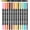 Sunset Garden, variant on - Dual Tip Brush Pens, 12 pcs, Muted Colors, Fine & Brush Tip Markers for Adult Coloring Markers for Adults