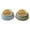 Blue + Green, variant on Kkkded Dog Food Bowl & Water Bowl Set, Pets No Spill Water Bowl for Indoor Dogs and Cats, Spill Proof Pet Food Stainless Steel Bowl, Mess Proof Pet Water and Food Feeder