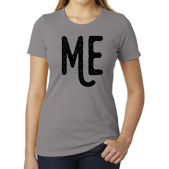 Me, Woman's Tees, Cute Family Shirts, Ladies Graphic T-shirts, Gifts for Mom - Heather Grey MH200WMOM S32 3XL