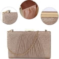 thumbnail image 2 of LinYooLi Women Mini Glitter Evening Handbag Clutch Chain Strap Cross-body Shoulder Bag, 2 of 6