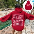thumbnail image 2 of XINXIAOO Hoodies for Women Long Sleeve Hoodie Hoodies for Women Pullover Cozy Sweatshirts for Women Red Sweatshirt Womens Women Winter Tops Casual Clothes, 2 of 7