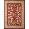thumbnail image 2 of Designer Home Soft Oriental Indoor Area Rug Bordered All-Over Floral  - Actual Size: 7' 10" x 10' 6" Rectangle (Red), 2 of 5