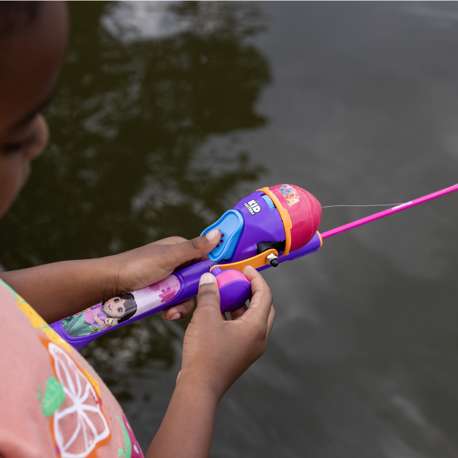 Kid Casters Dora Youth Fishing Rod and Reel Combo photo 8