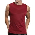 thumbnail image 3 of Men's Tank Tops Printing Casual Sports Sleeveless Round Neck Tank Top Workout Gym Shirts Summer l Sleeveless Shirts, 3 of 6