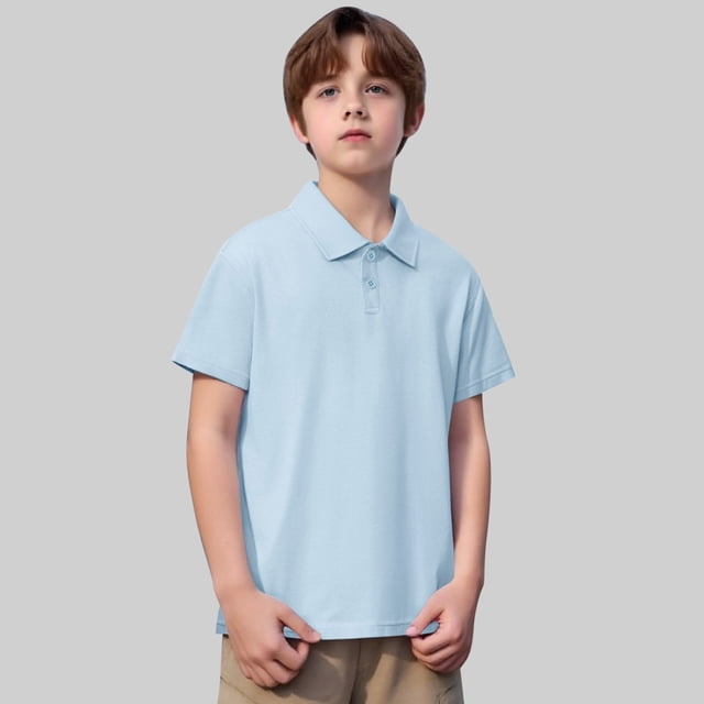 Button Down Shirt Button Down Shirt Short Sleeve Sky Blue Button Down Boys Summer Shirt 4T
