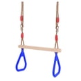 thumbnail image 1 of Columpio de trapecio Sunnimix con anillos de plástico para gimnasio Azul, 1 of 7