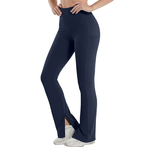 Pantalones de Yoga para Mujer con Bolsillos de Lana Forrada Leggings de Entrenamiento para Mujeres, Alta Cintura Fitness Pantalones Deportivos con Bolsillos Laterales