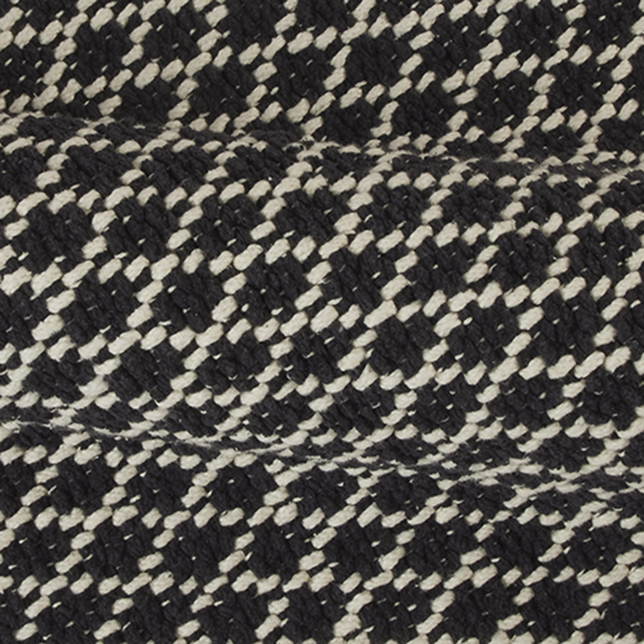Better Homes & Gardens Gray Cotton Diamond Pattern Bath Rug Set, 17x24 & 20x30 Inches, 2 Piece