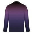 thumbnail image 3 of Mens Lapel T-Shirts with Pockets, Long Sleeve Shirts for Men Fall Fashion Loose Fit Ombre Tie Dye Button Up Tshirts S-3XL, 3 of 4
