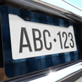 thumbnail image 6 of 1 Pcs Blue Plaid License Plate Frame, License Plate Cover for Car Decorative Parts, Aluminum License Plate Bracket Holder Rust-Proof Weather-Proof for US Standard Car, 6 of 9