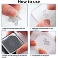 thumbnail image 3 of 2 Sheets A-Z Letter 0-9 Number Clear Rubber Stamps Alphabet Vintage Reusable Transparent Silicone Stamp Seals for Journaling Card Making Scrapbooking Photo Album Decorative DIY, 3 of 9