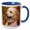 Blue/White, variant on 3drose, Massachusetts, Reading, Labradoodle Dog - Us22 Jen0071 - Jim Engelbrecht, 11oz Mug