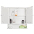 thumbnail image 4 of Armoire Murale de Salle de Bain Intérieure Générique avec Tablette et Miroir, Blanc, 4 of 9