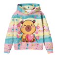 thumbnail image 5 of Tiijoy Little Girls Graphic Hoodie Dragon Print Casual Hooded Sweatshirt, Sizes 6-7, 5 of 5