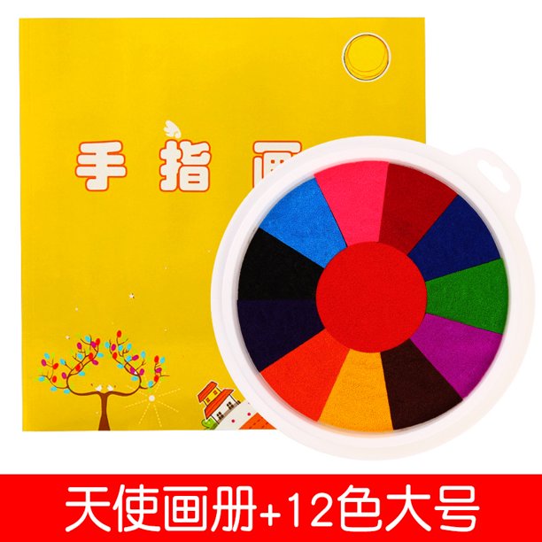 Juego de libros para pintar con las palmas y los dedos para niños Tmvgtek Nuevos Originales