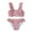 Pink1884, variant on RUTAYY Toddler Girls Swimsuit Set Ruffle Trim Bikini With Pastel Floral Pattern Cartoon Sun Protction Swimwear Beach Vacation Brazilian Beachwear, 3-4 Years