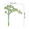 thumbnail image 2 of Uxcell Artificial Succulent Plants Unpotted Faux Succulents Plants Fake Plants Rattan Green, 2 of 5