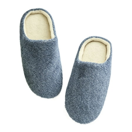 

Ochine Womens Slippers Plush House Shoes Furry Fur Slippers Comfy Slip On Soft Flat Anti-Slip Sandals Bedroom Indoor Outdoor