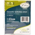 thumbnail image 4 of 12 ct Lillian Clear Plastic Mini Square Serving Dish, 4 of 4