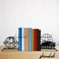 thumbnail image 3 of Shinelab Logistics Metal Bookends, Shipping Bookshelf Office Decor, Logistics Gift 12808, 3 of 5