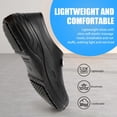 thumbnail image 5 of Chef Shoes For Men Women, Non Slip Oil & Kitchen Clogs Comfortable Lightweight Nursing Work Shoes For Restaurant Hospital Food Service All Day Wear Garden Office Seaside Indoor Outdoor, 5 of 7