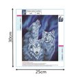 thumbnail image 4 of Wosthever Pintura de diamante 5D bordada con Fotos de tigre de animales, diamantes de imitación cuadrados completos, animales de punto de cruz, Type11 NO11, 4 of 6
