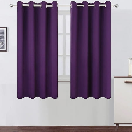 Blackout Curtains 52 X 63 Inch Purple Set Of 2 Panels Thermal Insulated Room Darkening Bedroom Canada Blackout Curtains 52 X 63 Inch Purple, Purple Blackout Bedroom Curtains