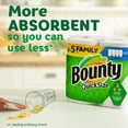 thumbnail image 3 of Toallas de papel Bounty, tamaño rápido, color blanco, 12 unidades familiares = 30 normales, 3 of 4