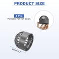 thumbnail image 2 of Uxcell 3.5 Inch (90mm) Fish Cover Permeable Cap, 4Pcs Aquarium Guard, Gray, 2 of 6
