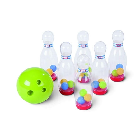 Clearly Sports Bowling, Hear the sounds of real crashing pins All kids will bowl a strike with this set By Little (Best Strikes In Bowling)