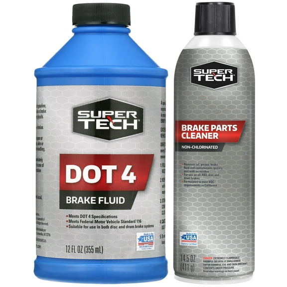 Super Tech  Brake Treament 2-Piece DOT4 Bundle (Non-Chlorinated)