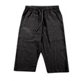 thumbnail image 4 of EHQJNJ Summer Pants for Men Jogging In Spring and Summer Relaxing and Relaxing Beach Vacation Nine Point Sweatpants Grey Sweatpants Men Elastic Bottom Black Joggers Men, 4 of 4