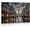 Frame-style, variant on Paris Eiffel Tower Canvas Wall Art, Impressionist Cityscape Painting Print, Evening Street Scene Wall Decor Poster for Living Room Bedroom Home Office Pictures Artwork
