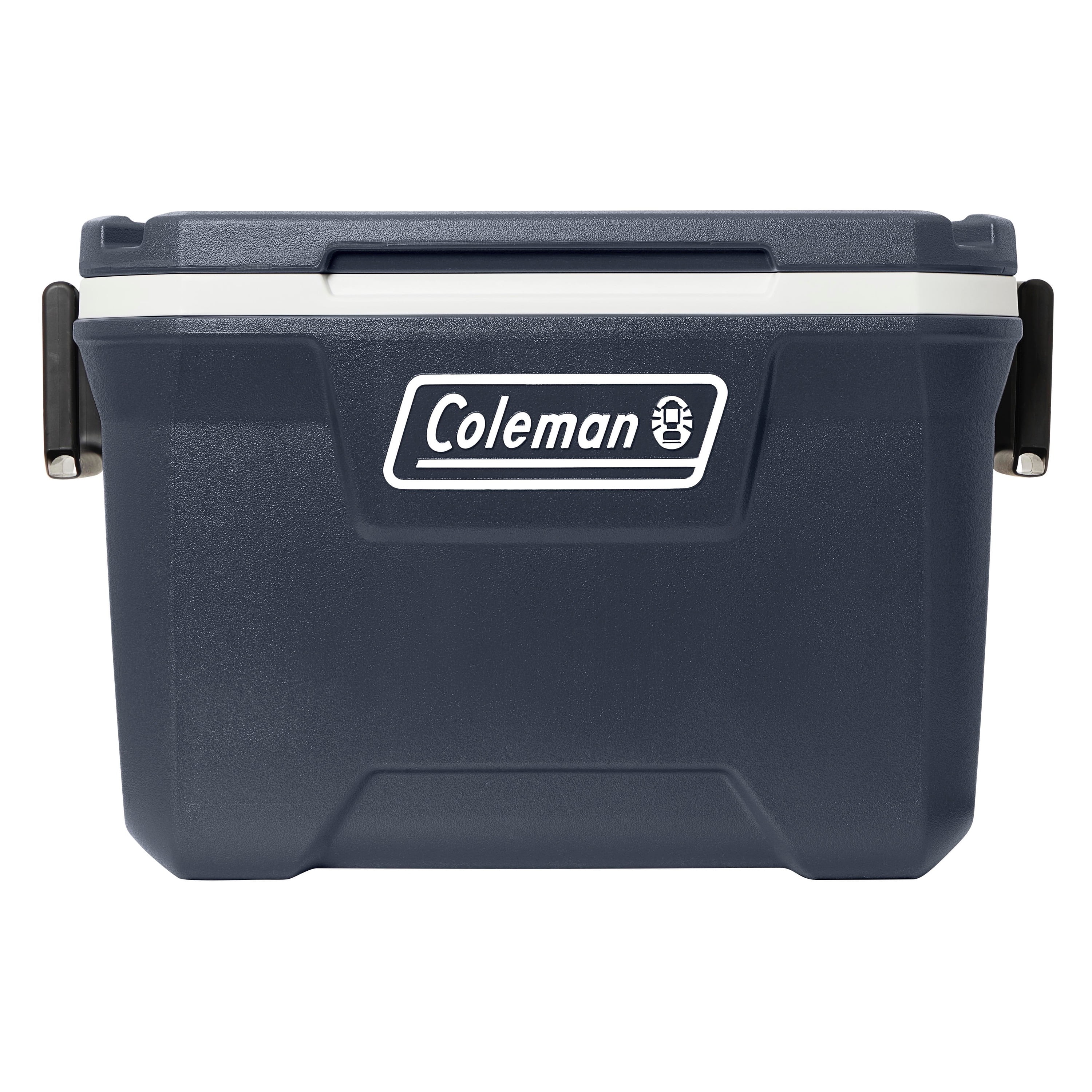 Coleman 316 Series 52 Quart Ice Chest Hard Cooler, Blue Nights