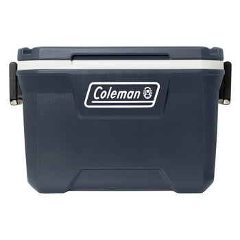 Coleman 316 Series 52 Quart Ice Chest Hard Cooler, Blue Nights