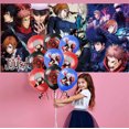 thumbnail image 7 of Jujutsu Kaisen Birthday Party Supplies Balloons Paper Plates Decoration Cake Topper Decor Tableware Banner Backdrop, 7 of 7